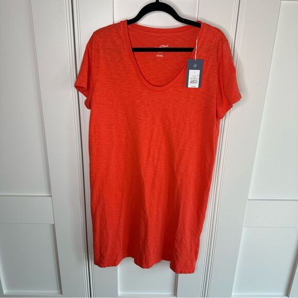 Universal Thread Red Oversized Short Sleeve Dress casual Large (r1) - Picture 1 of 5